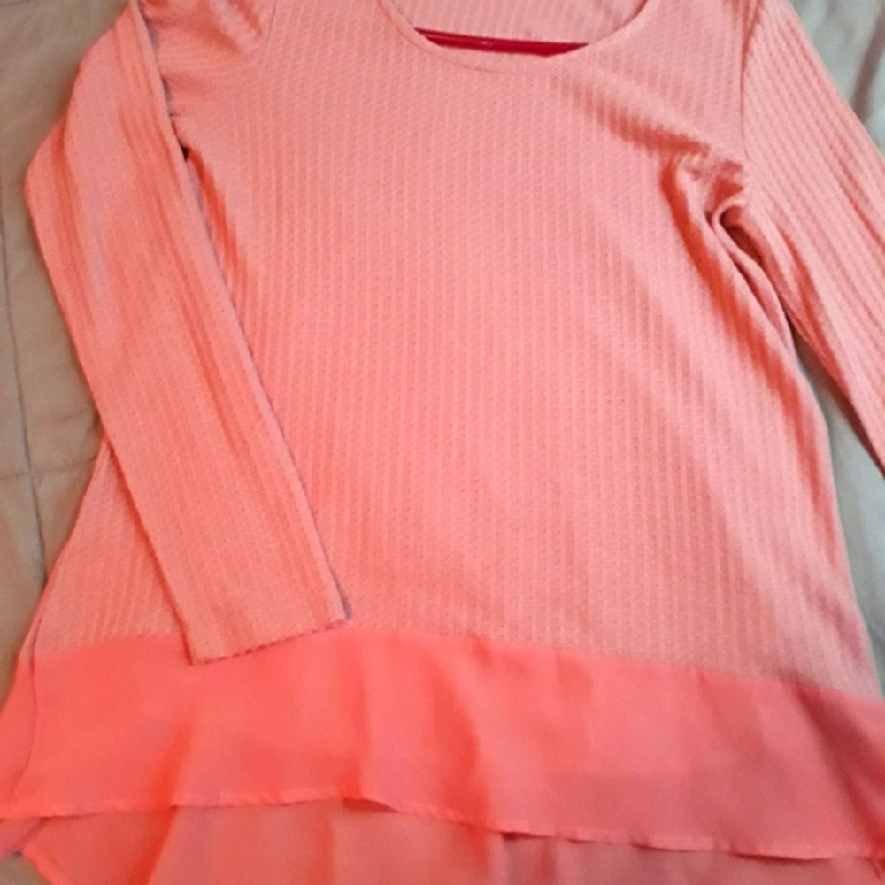 Pink Rose size md long sleeved NWOT